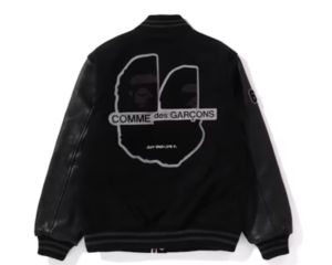 BAPE x Comme des Garcons Osaka Exclusive Varsity Jacket