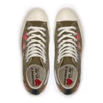 Multi Red Heart Chuck Taylor All Star ’70 High Sneakers